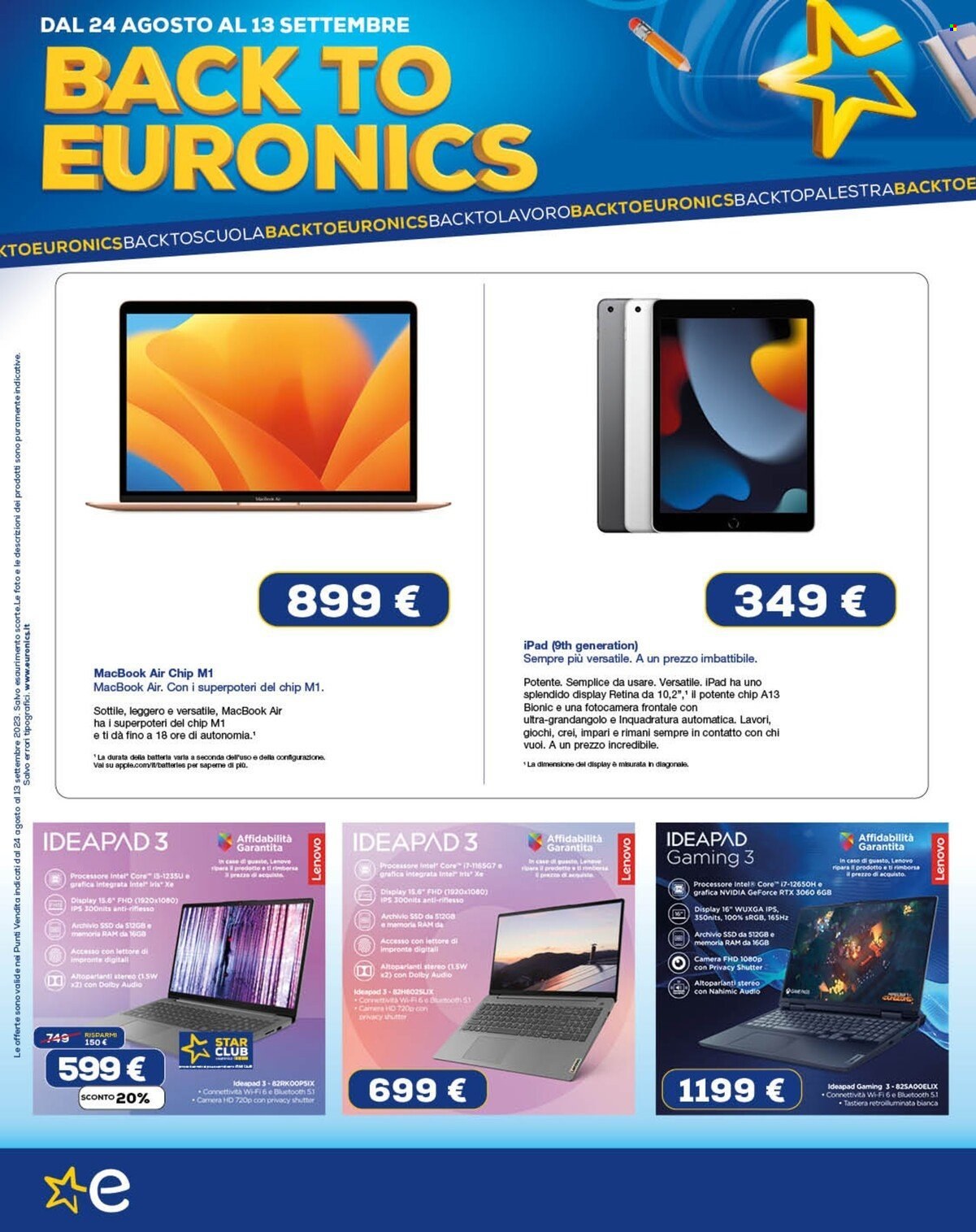 Volantino Euronics - 24/8/2023 - 13/9/2023. Pagina 6