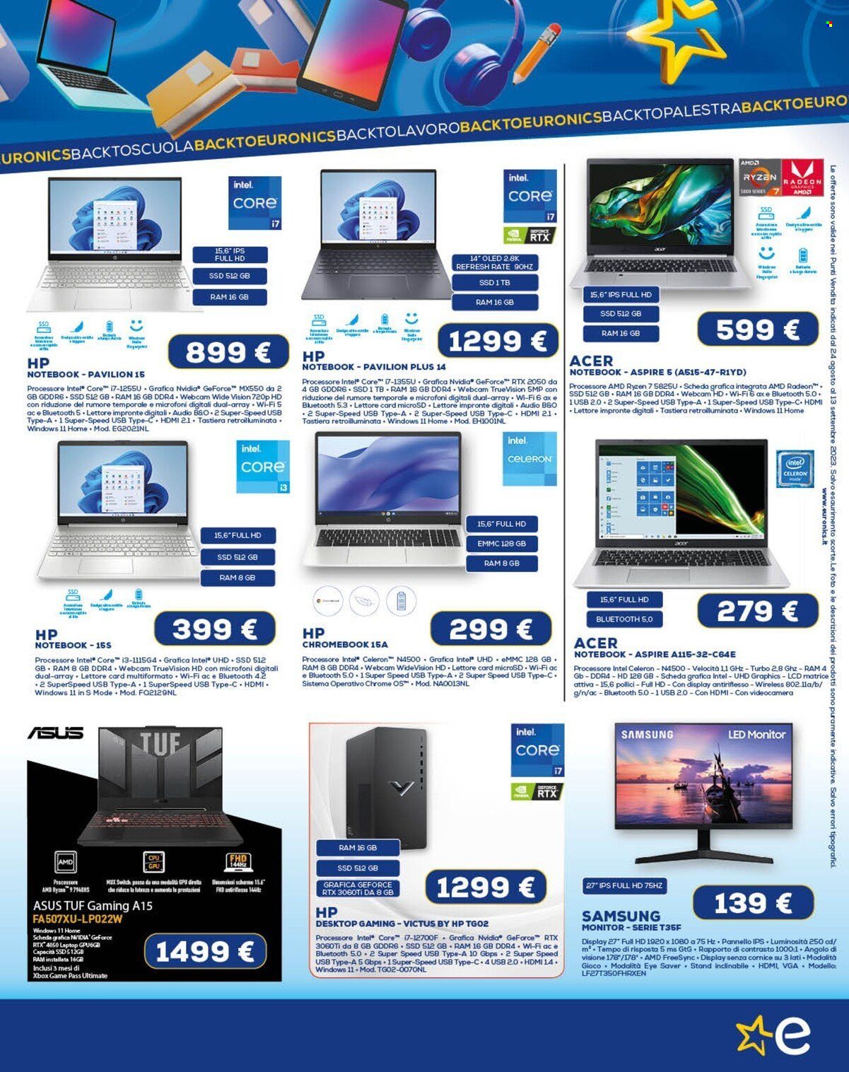Volantino Euronics - 24/8/2023 - 13/9/2023. Pagina 7