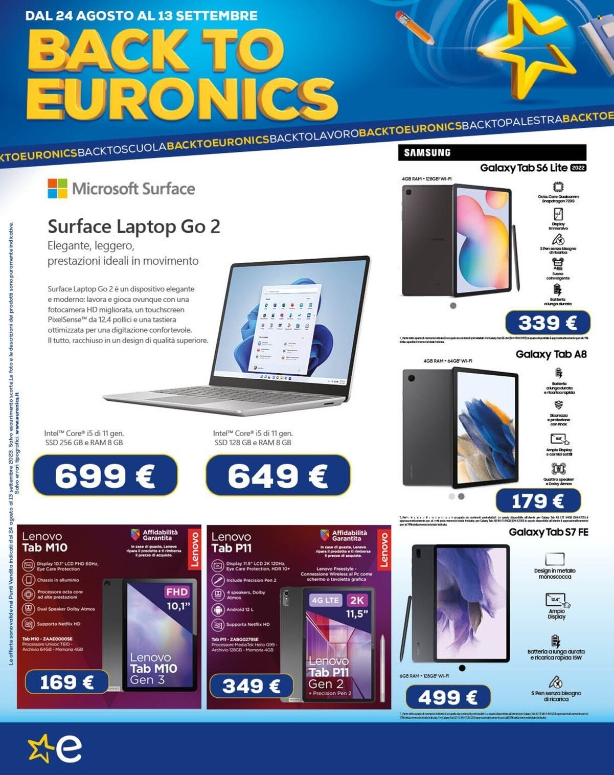 Volantino Euronics - 24/8/2023 - 13/9/2023. Pagina 8