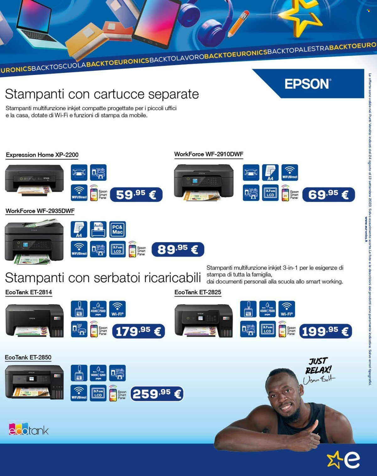 Volantino Euronics - 24/8/2023 - 13/9/2023. Pagina 9