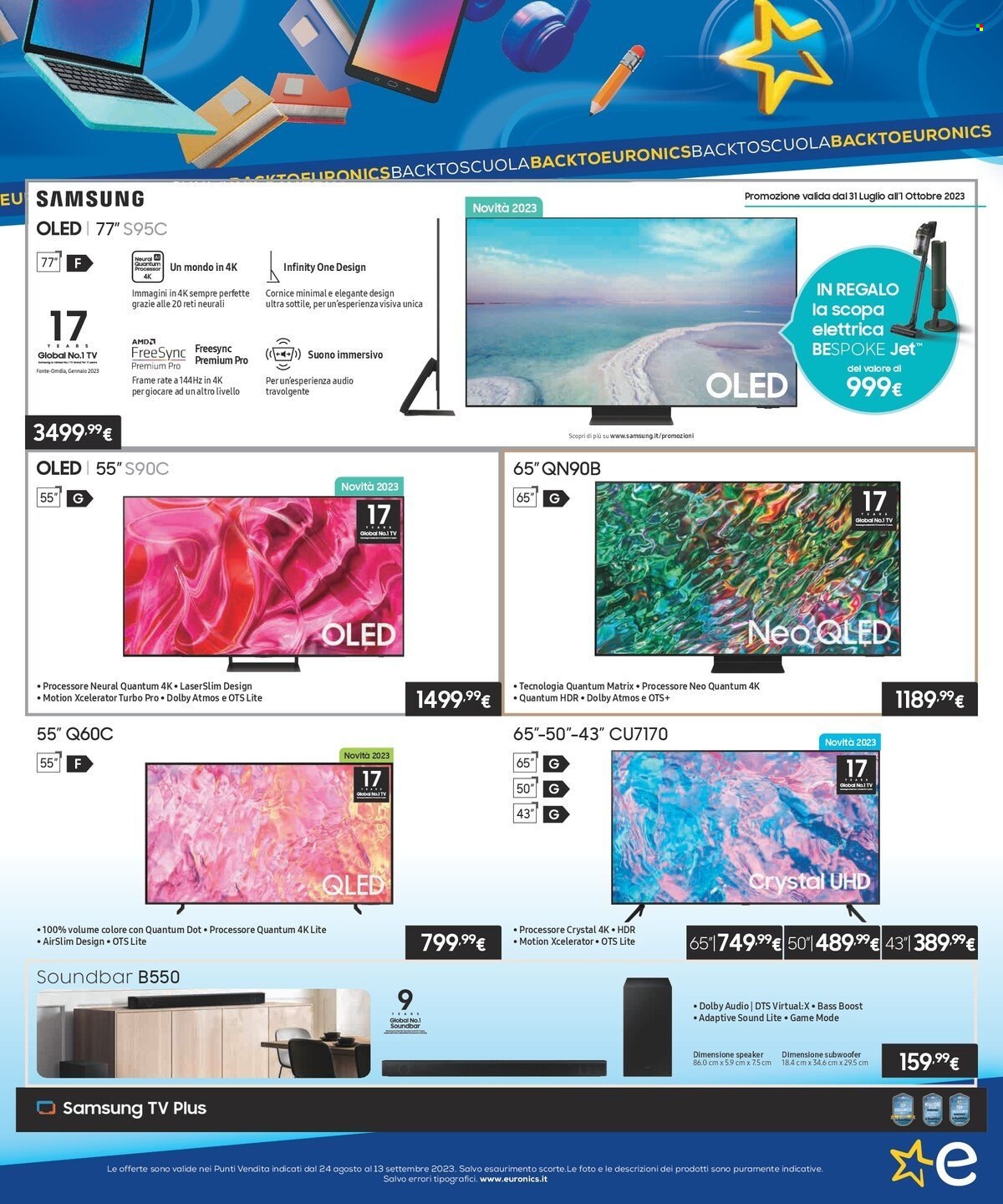 Volantino Euronics - 24/8/2023 - 13/9/2023. Pagina 5