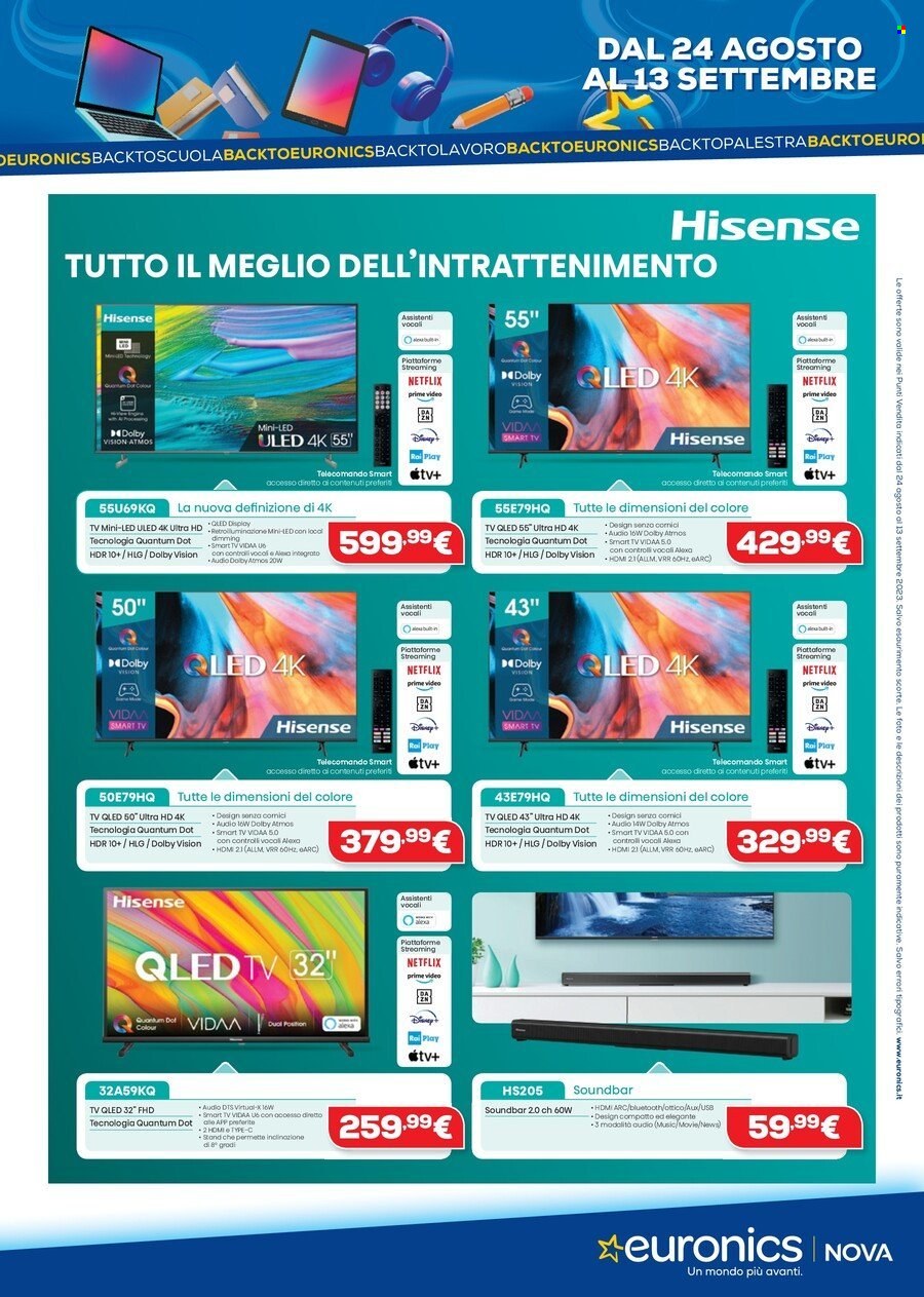 Volantino Euronics - 24/8/2023 - 13/9/2023. Pagina 5