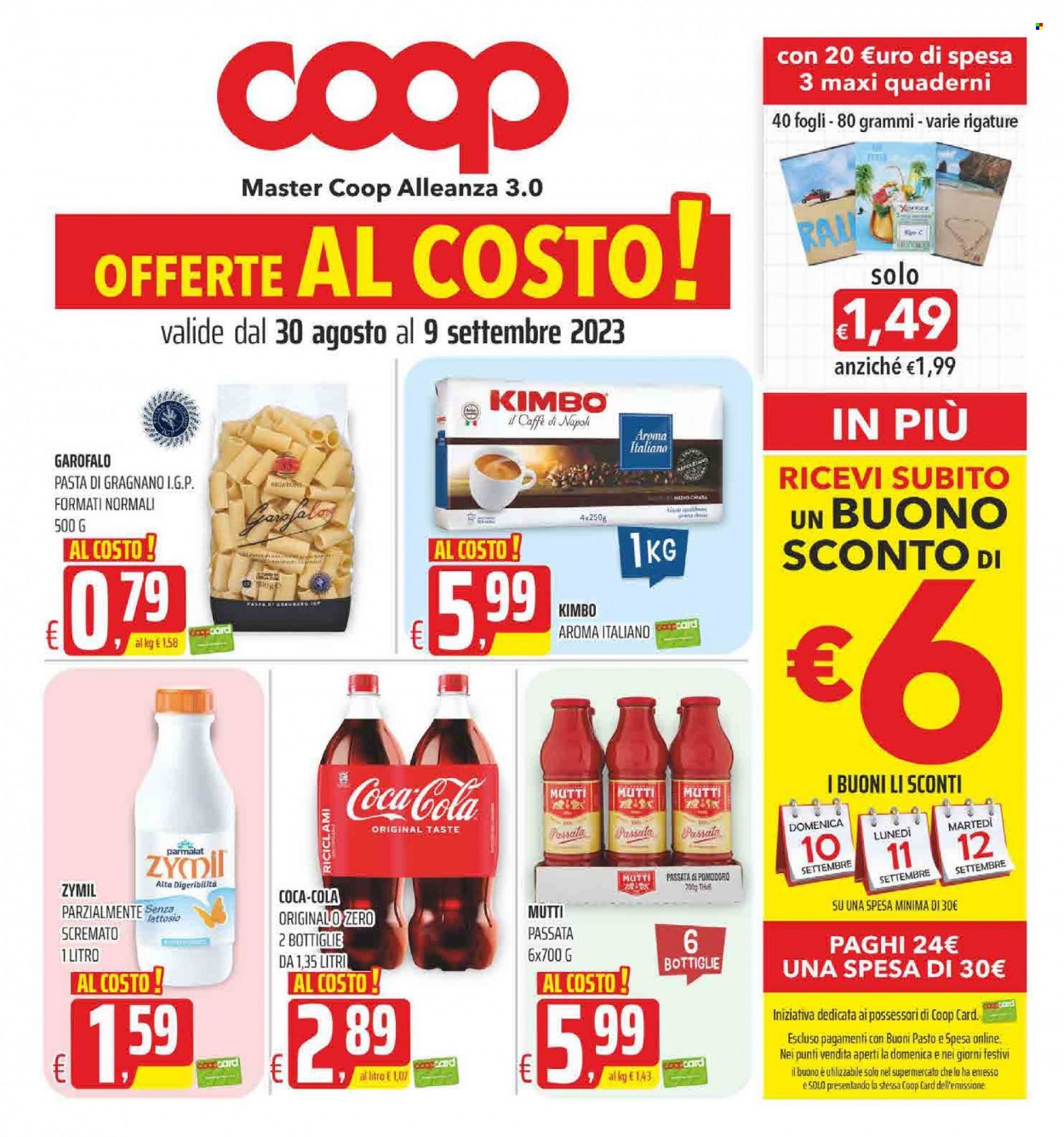Leták Coop - 30.8.2023 - 9.9.2023. Strana 1