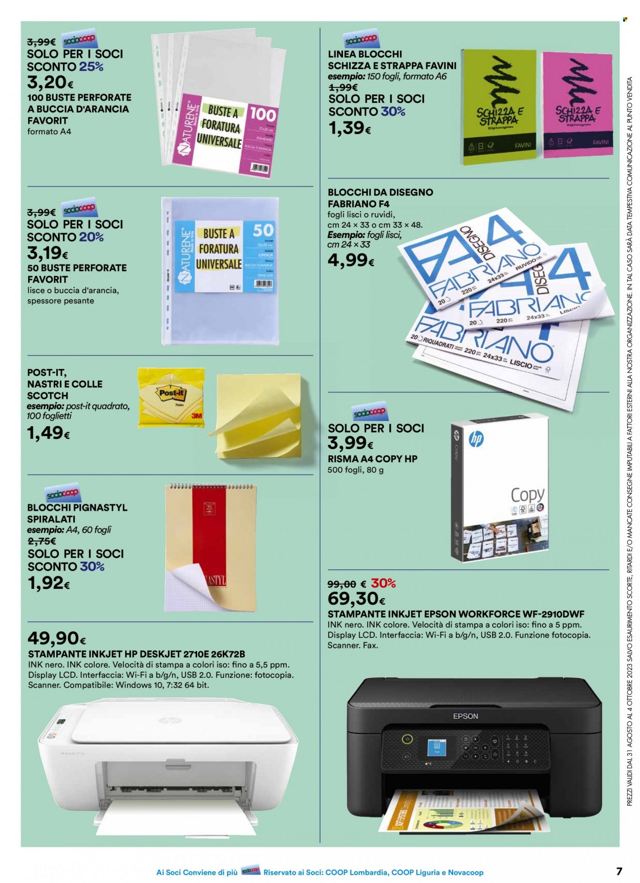 Volantino Coop - 31/8/2023 - 4/10/2023. Pagina 7
