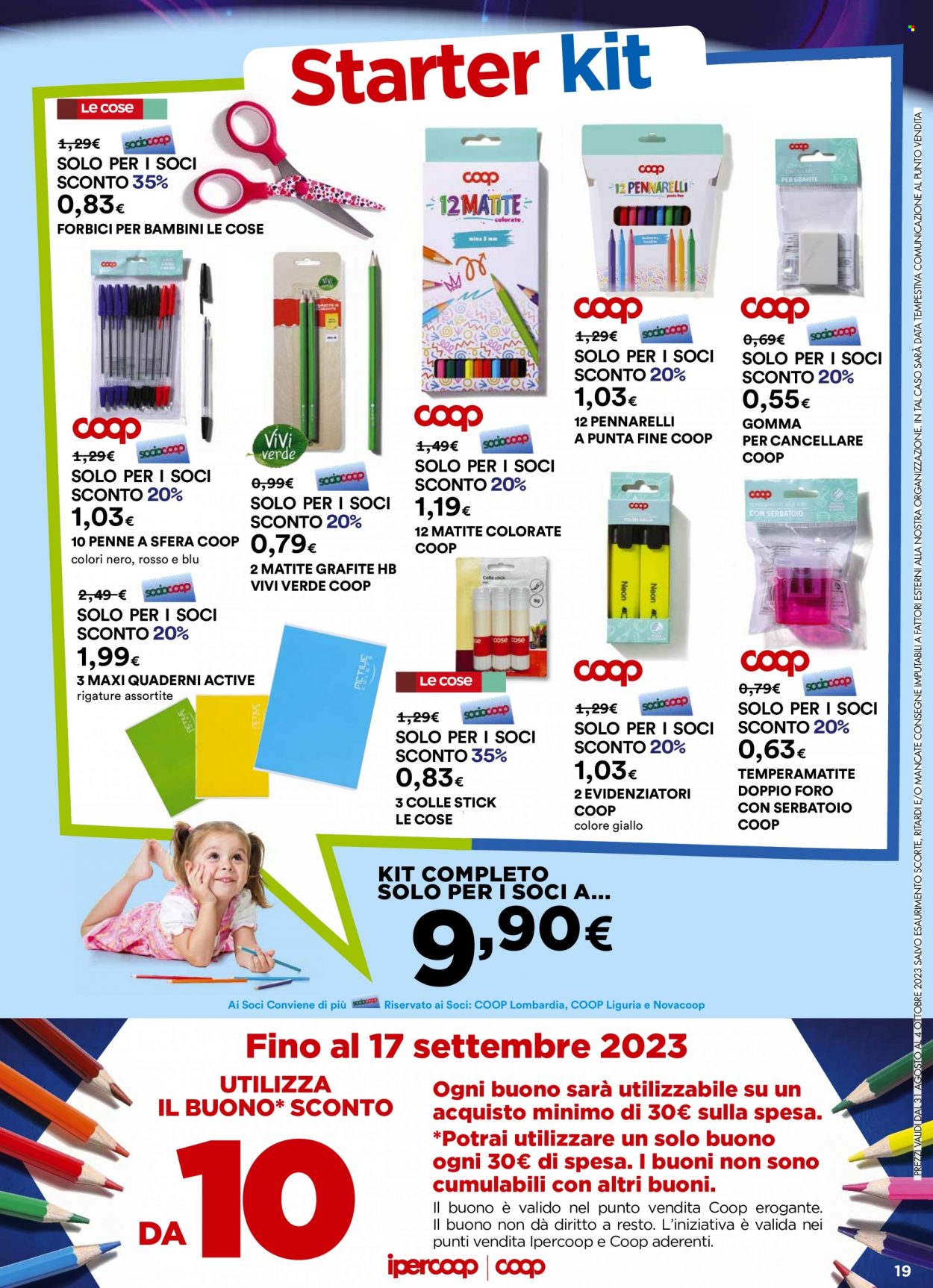Volantino Coop - 31/8/2023 - 4/10/2023. Pagina 19