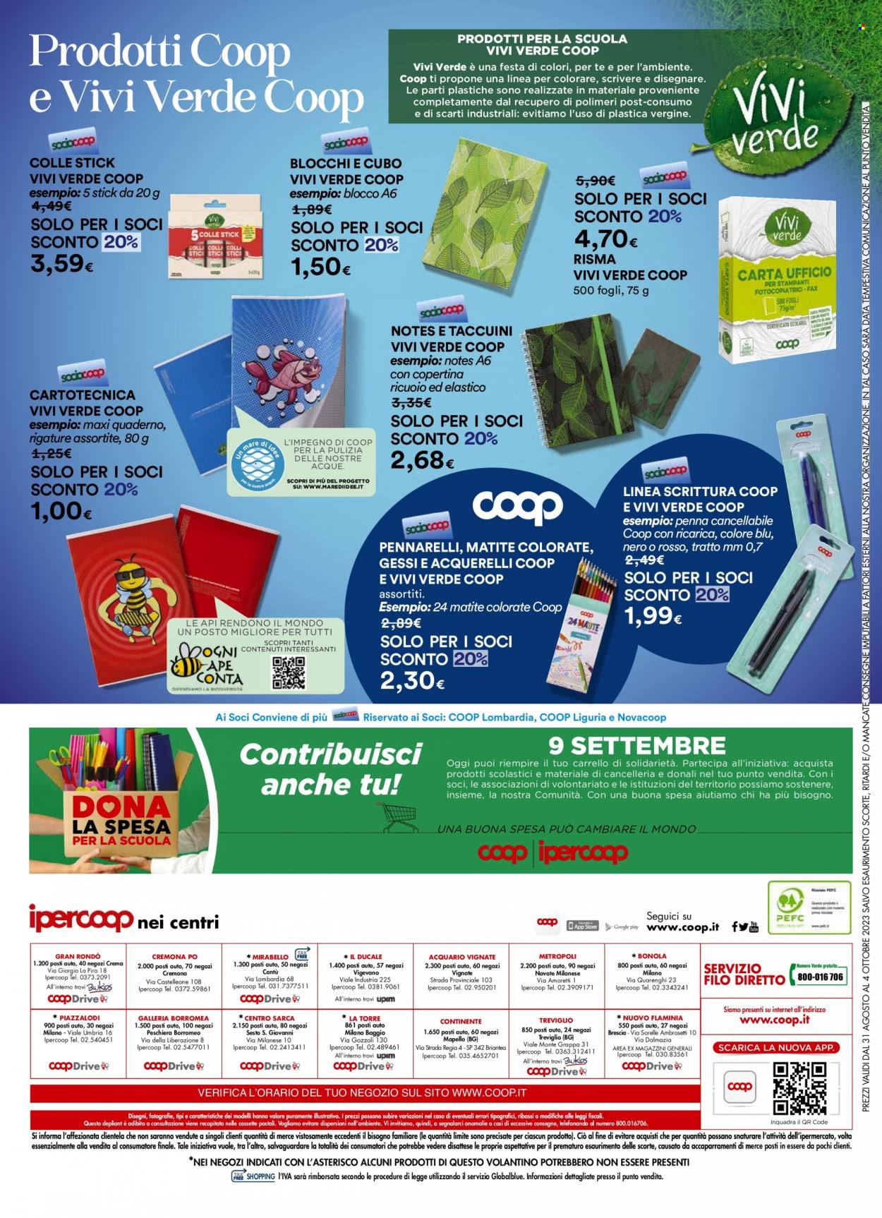 Volantino Coop - 31/8/2023 - 4/10/2023. Pagina 24
