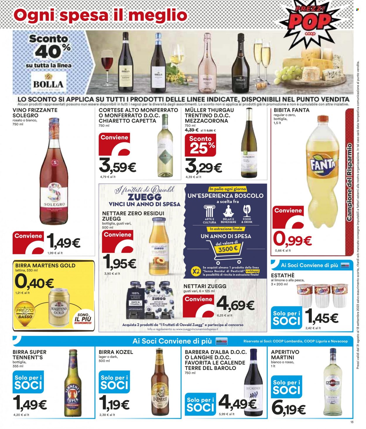 Volantino Coop - 31/8/2023 - 13/9/2023. Pagina 13