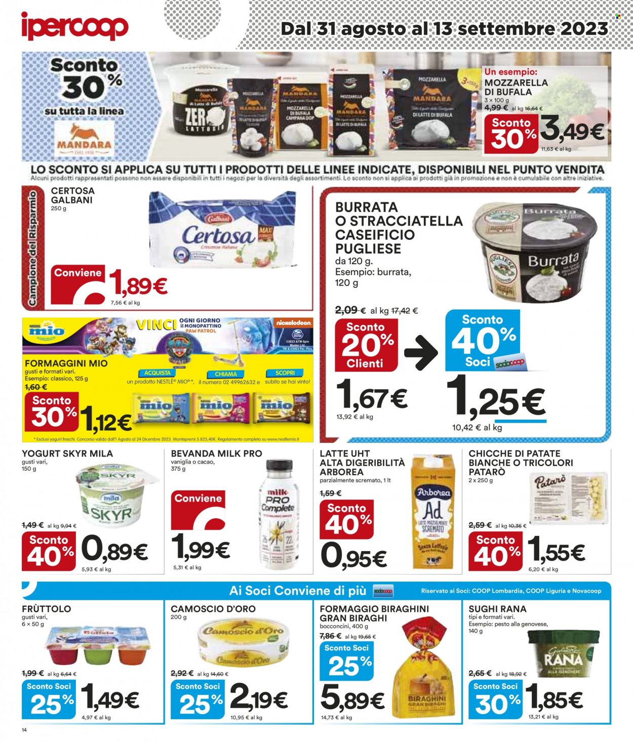Volantino Coop - 31/8/2023 - 13/9/2023. Pagina 14