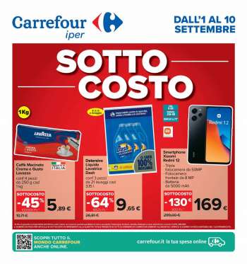 Volantino Carrefour - 1/9/2023 - 10/9/2023.