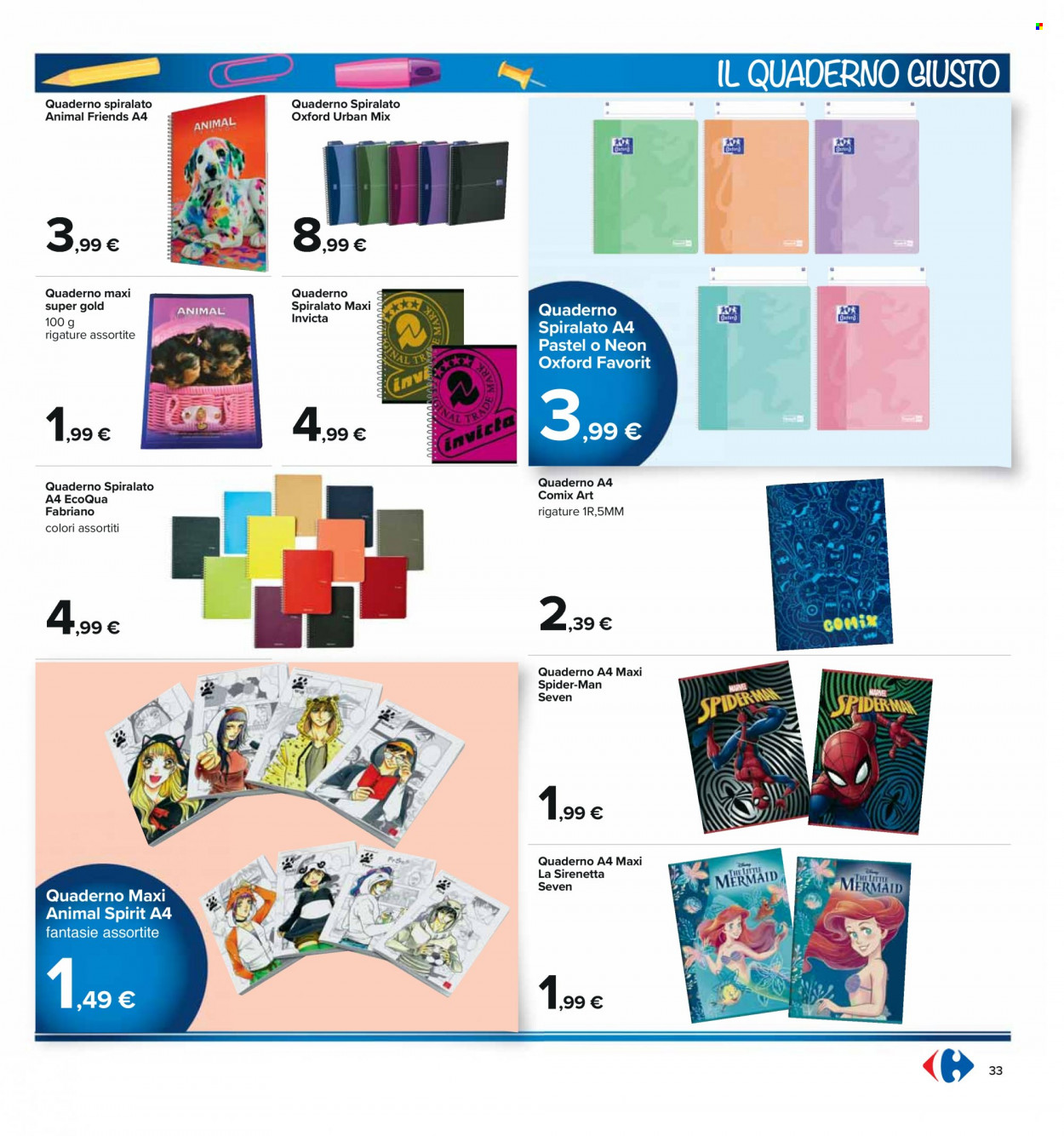 Volantino Carrefour - 1/9/2023 - 10/9/2023. Pagina 33