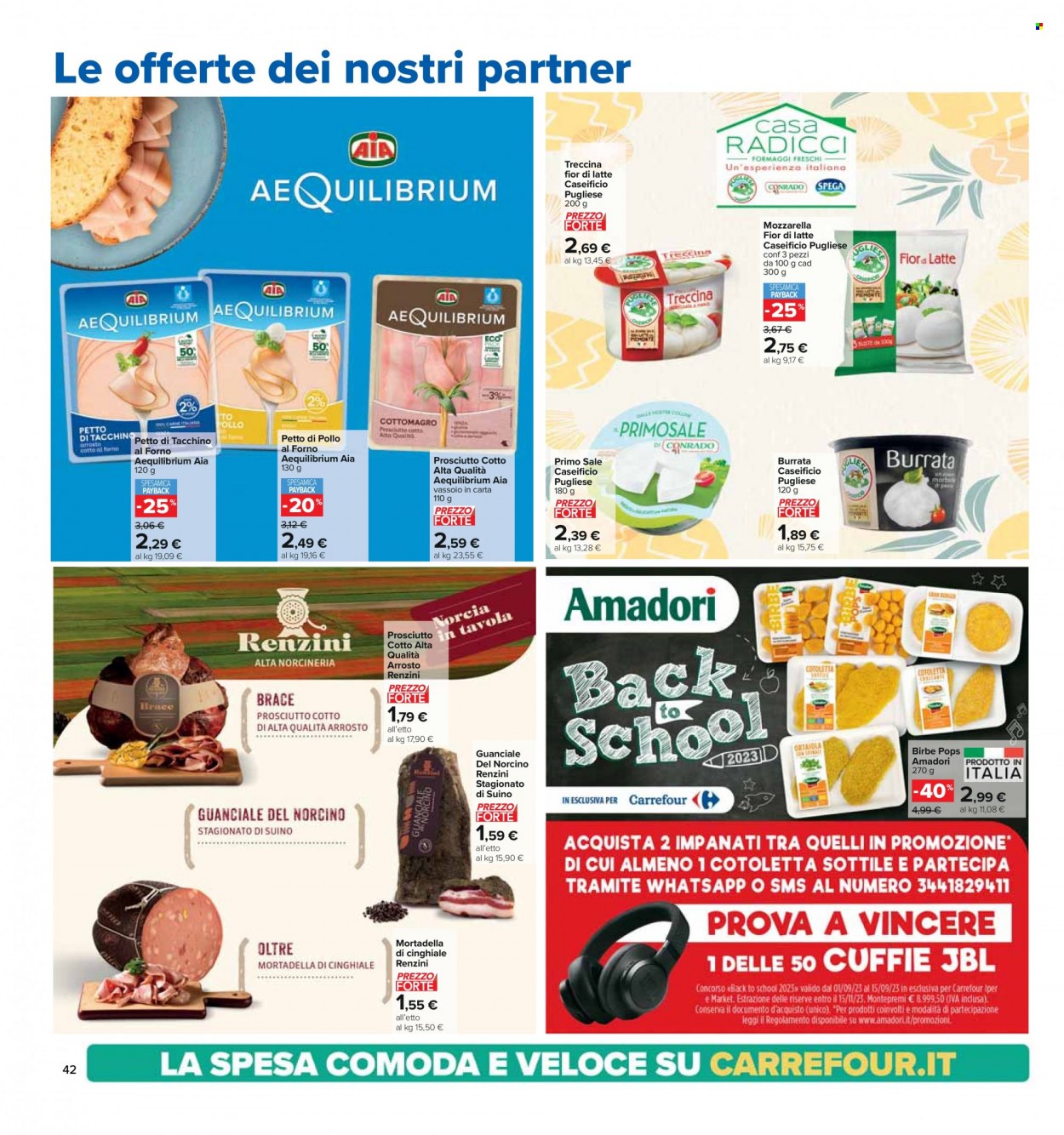 Volantino Carrefour - 1/9/2023 - 10/9/2023. Pagina 42