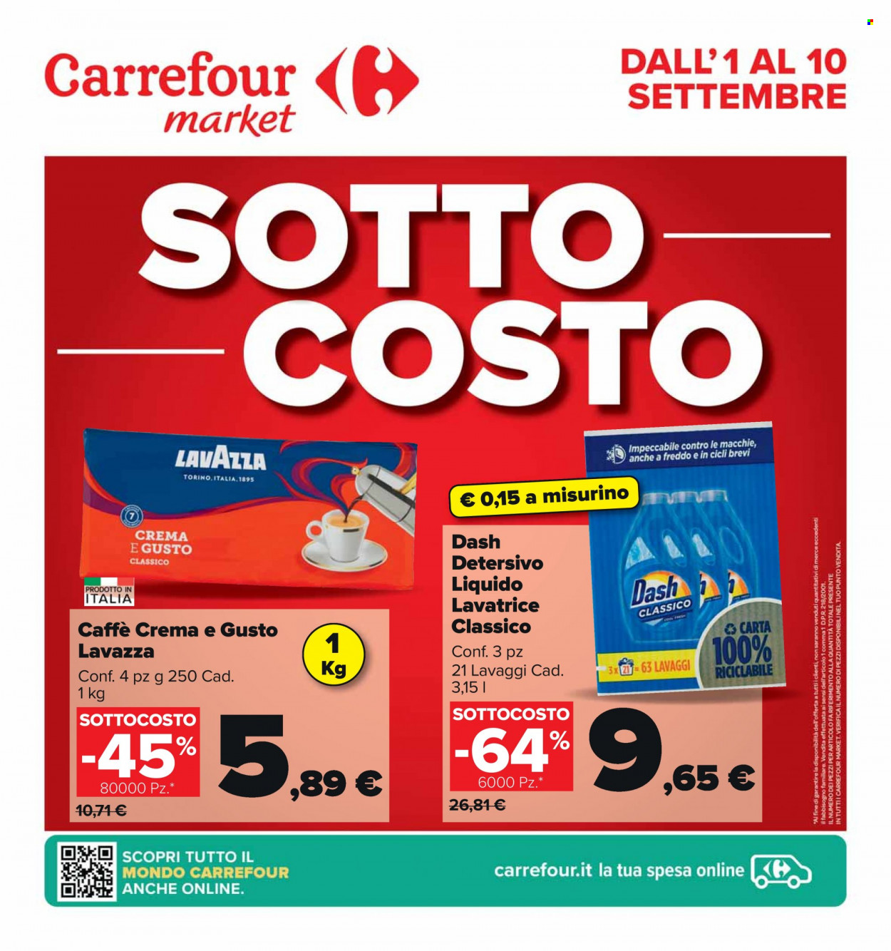 Leták Carrefour - 1.9.2023 - 10.9.2023. Strana 1