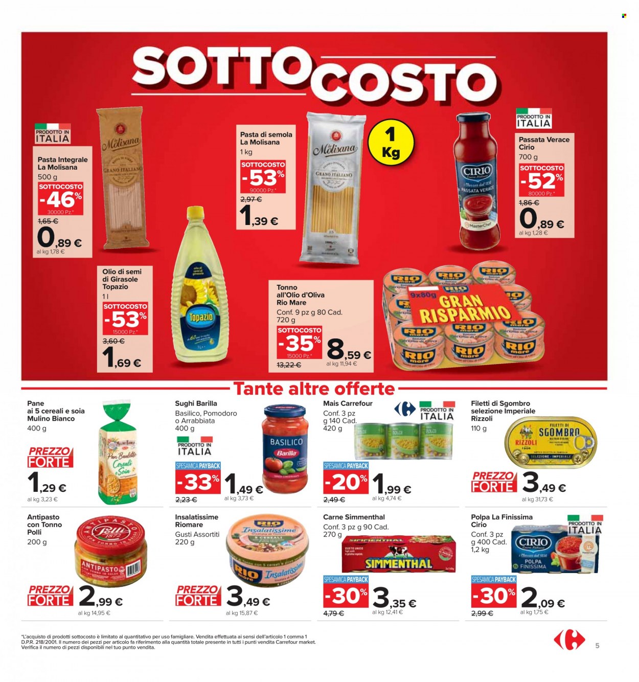 Volantino Carrefour - 1/9/2023 - 10/9/2023. Pagina 5