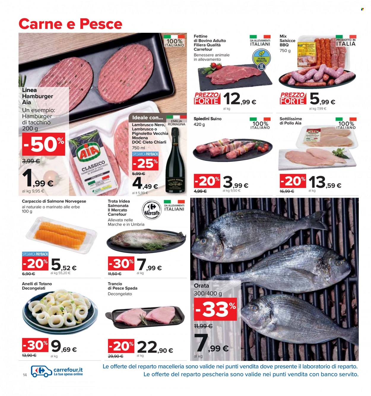 Volantino Carrefour - 1/9/2023 - 10/9/2023. Pagina 14