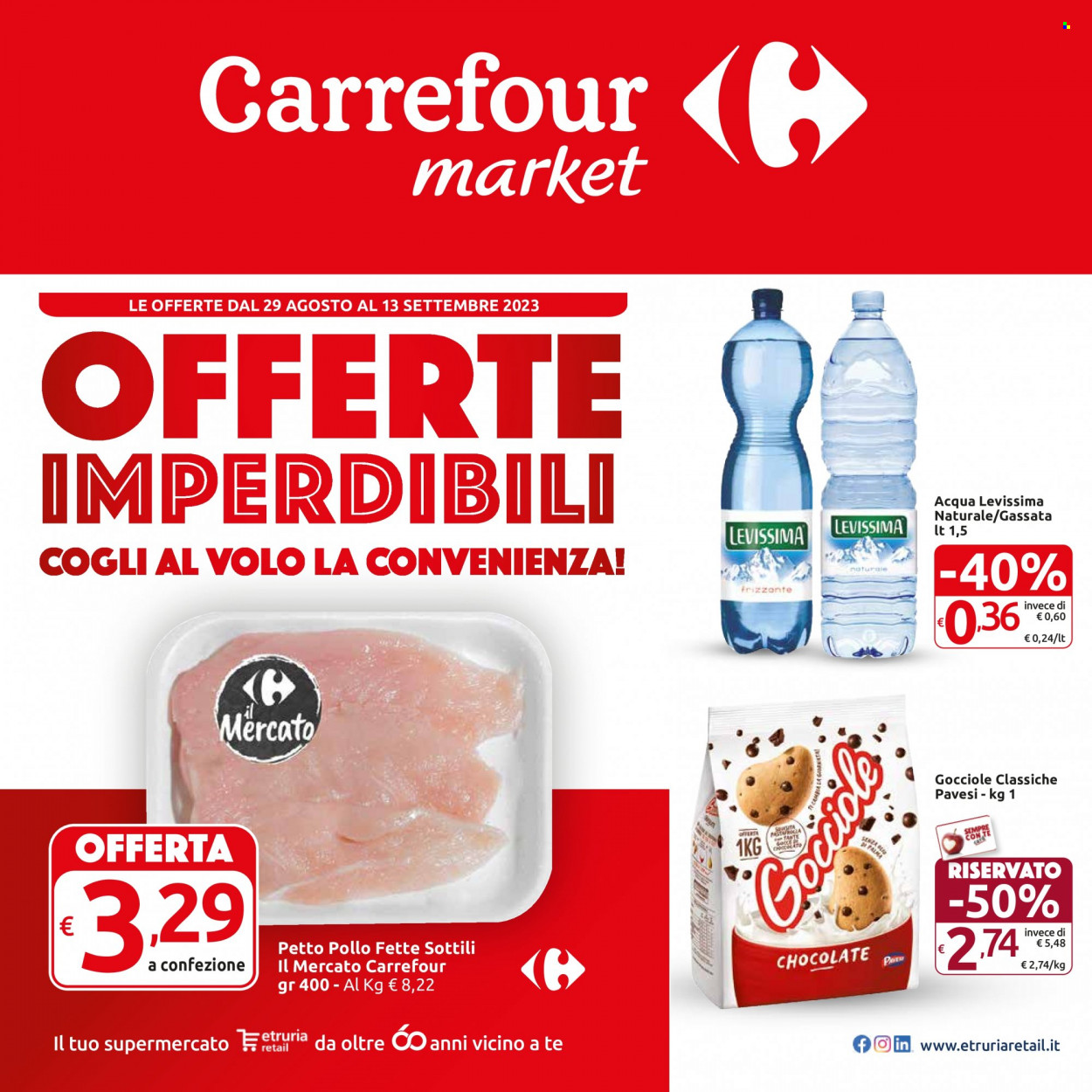 Volantino Carrefour - 29/8/2023 - 13/9/2023. Pagina 1