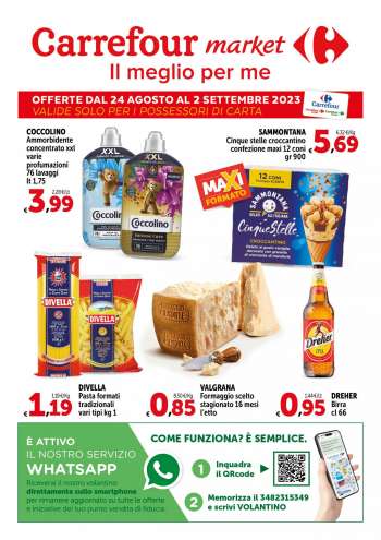 Volantino Carrefour - 24/8/2023 - 2/9/2023.