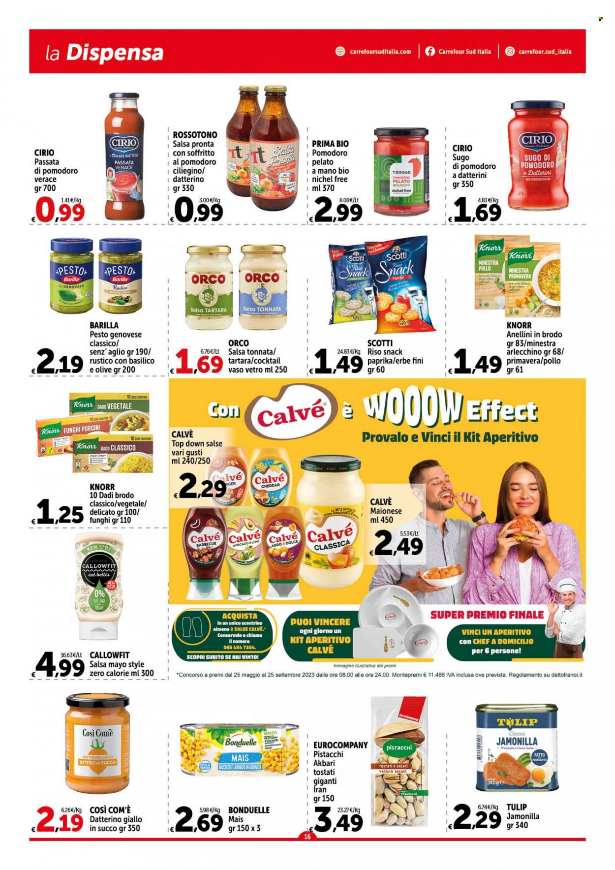 Volantino Carrefour - 24/8/2023 - 2/9/2023. Pagina 16