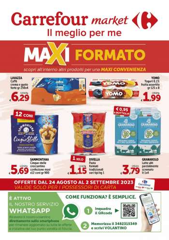 Volantino Carrefour - 24/8/2023 - 2/9/2023.