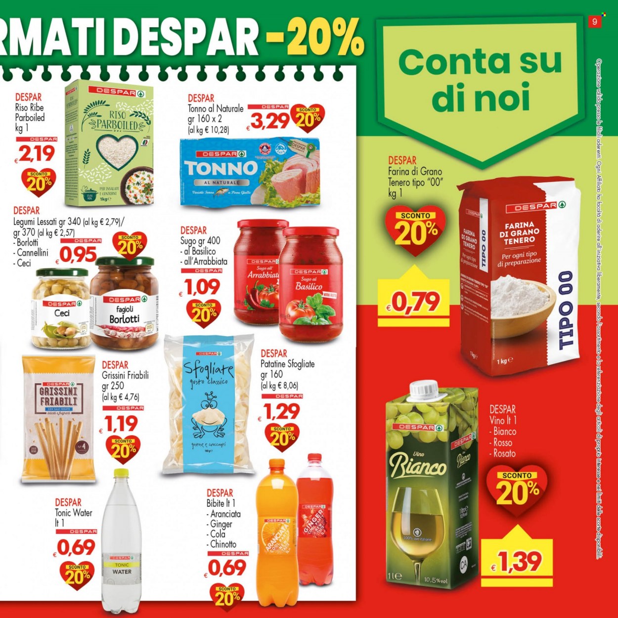 Volantino Eurospar - 31/8/2023 - 13/9/2023. Pagina 9