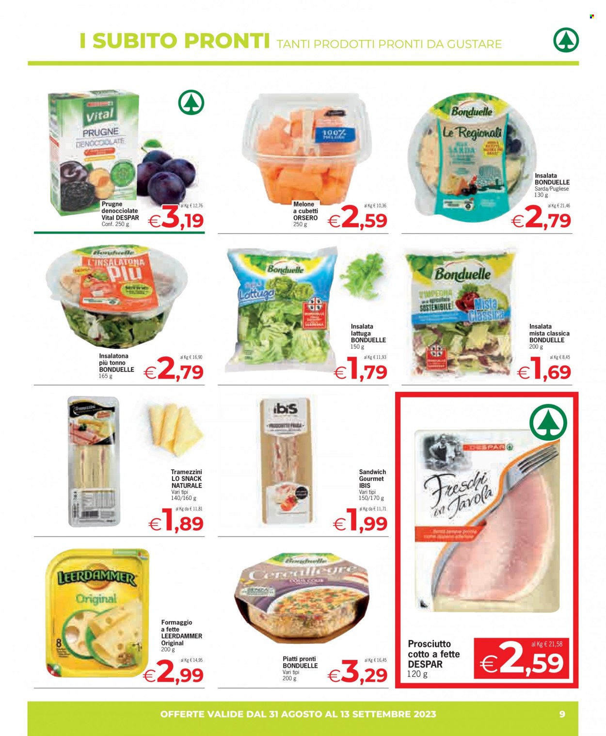 Volantino Eurospar - 31/8/2023 - 13/9/2023. Pagina 9