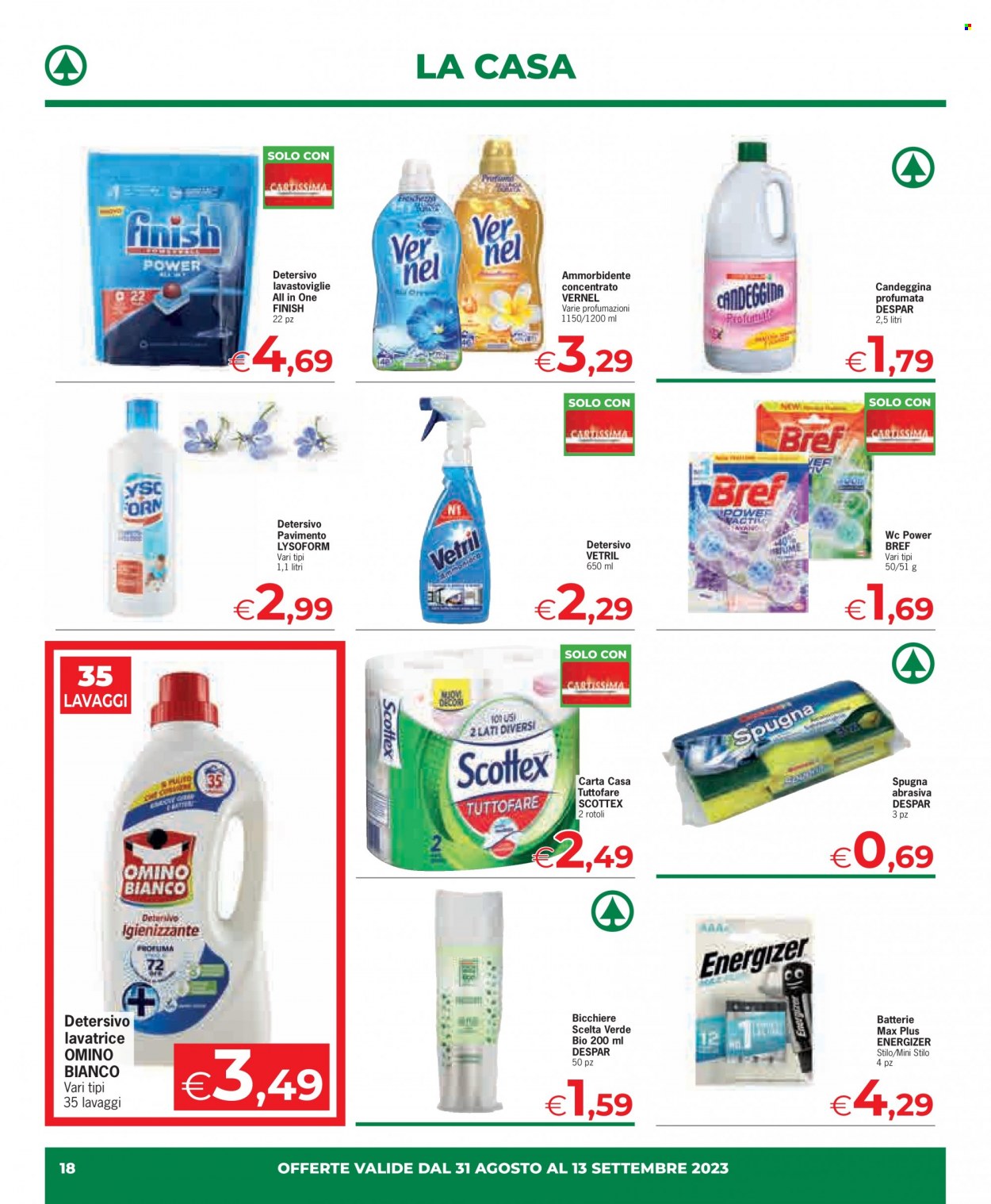 Volantino Eurospar - 31/8/2023 - 13/9/2023. Pagina 18