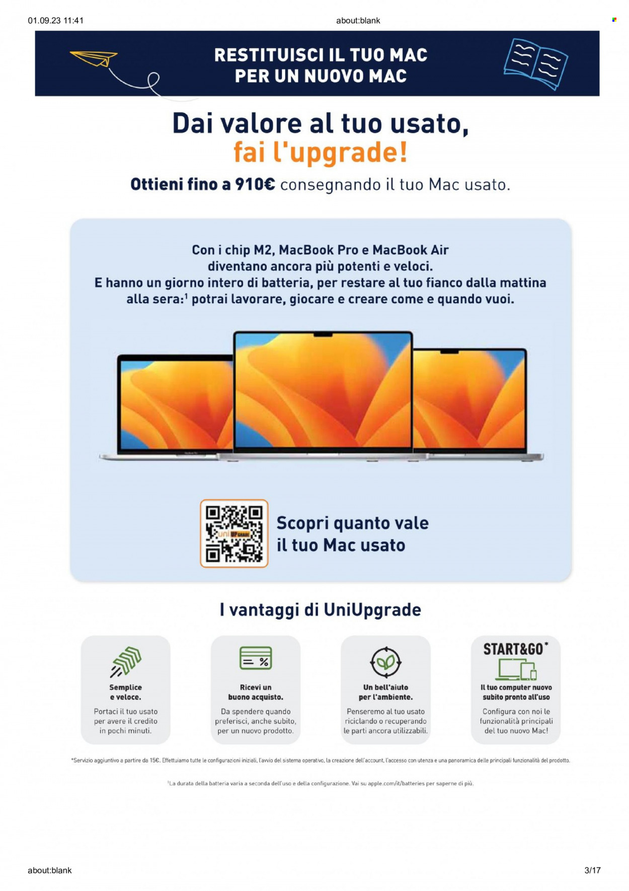 Volantino Unieuro - 1/9/2023 - 7/9/2023. Pagina 3