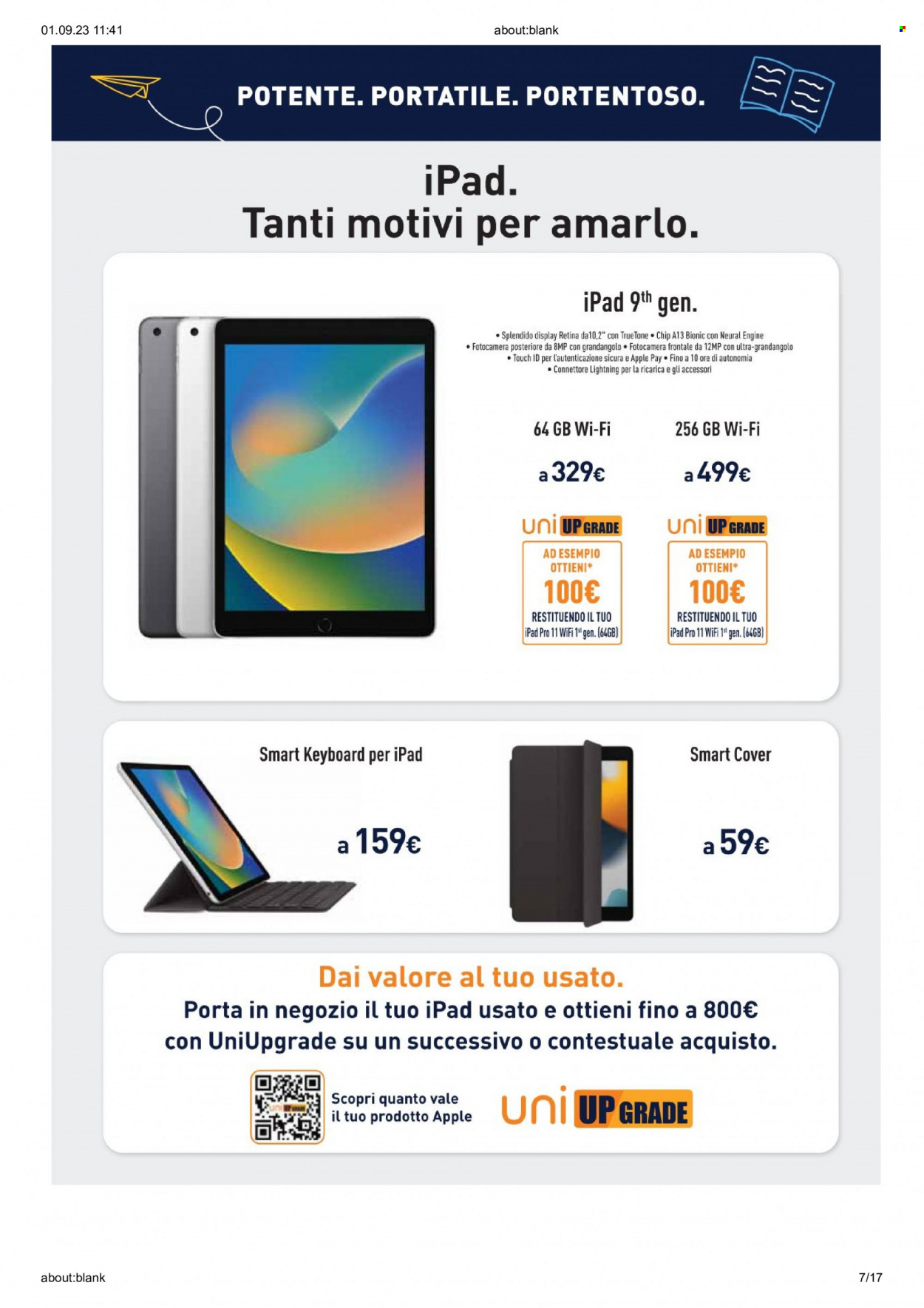 Volantino Unieuro - 1/9/2023 - 7/9/2023. Pagina 7