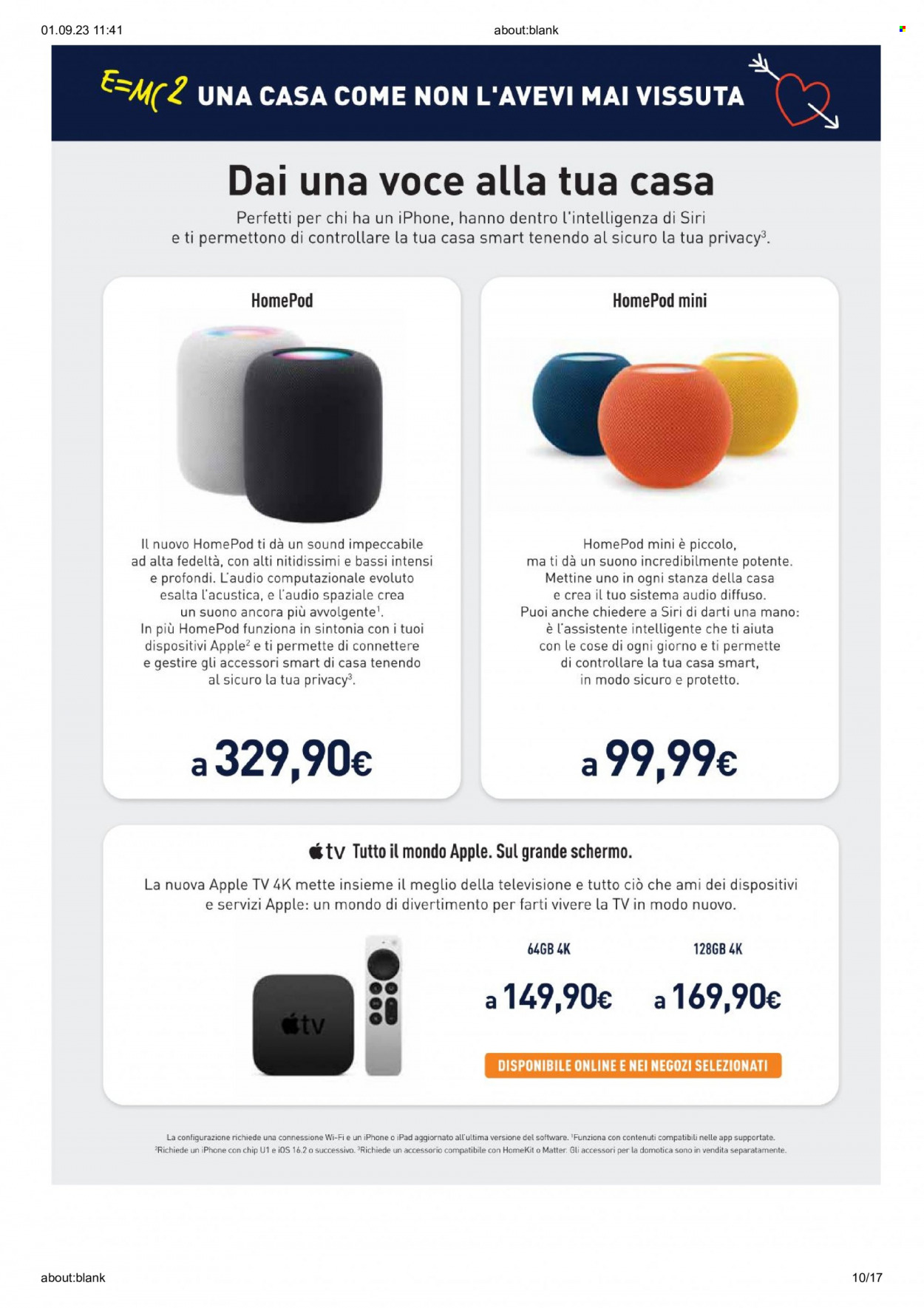 Volantino Unieuro - 1/9/2023 - 7/9/2023. Pagina 10