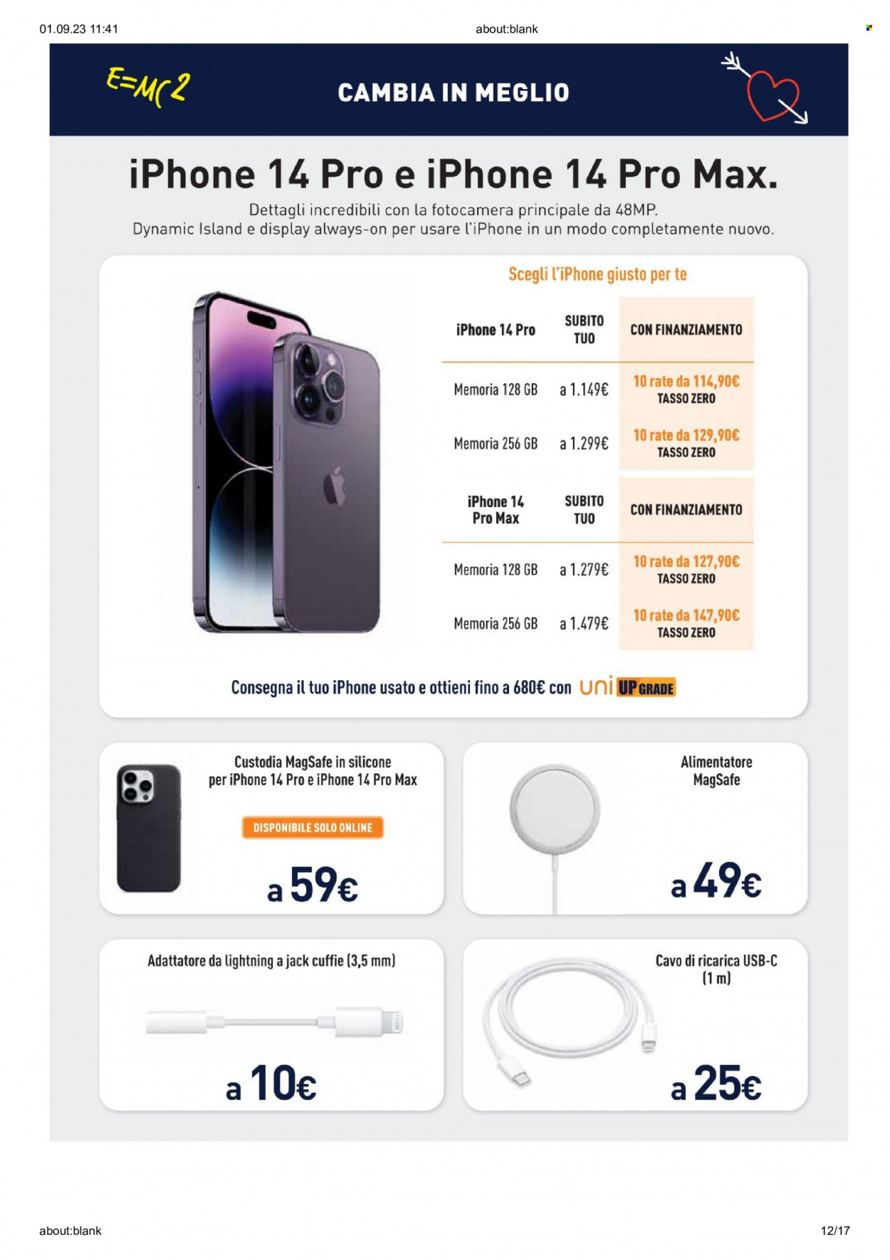 Volantino Unieuro - 1/9/2023 - 7/9/2023. Pagina 12