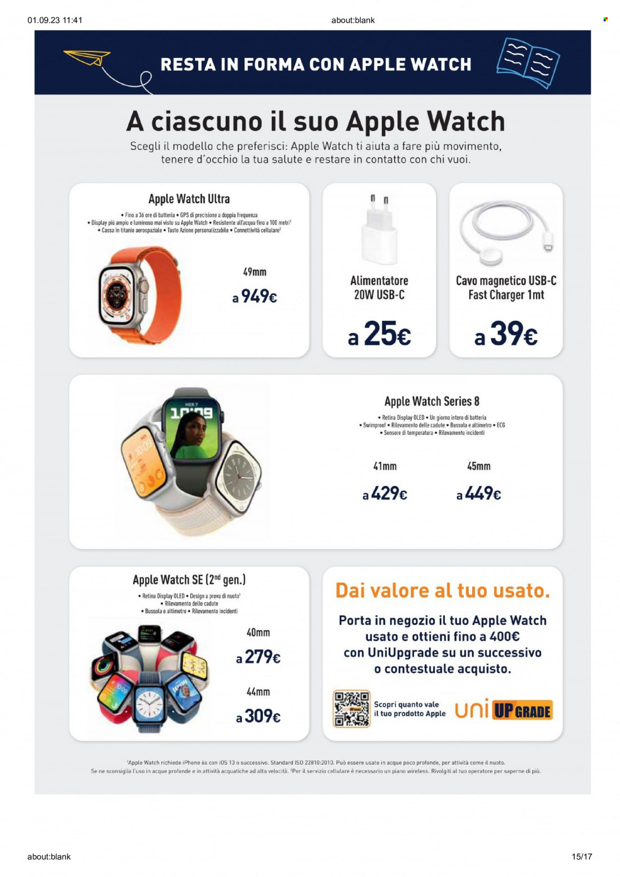 Volantino Unieuro - 1/9/2023 - 7/9/2023. Pagina 15