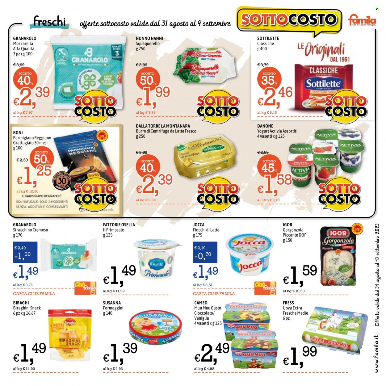 Volantino Famila - 31/8/2023 - 13/9/2023. Pagina 3