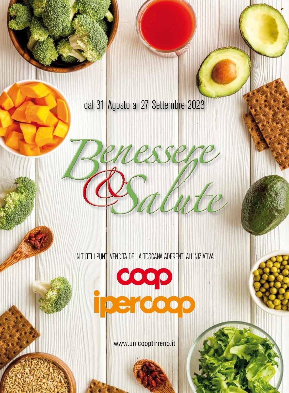 Volantino Coop - 31/8/2023 - 27/9/2023. Pagina 1