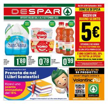 Volantino Despar - 4/9/2023 - 9/9/2023.