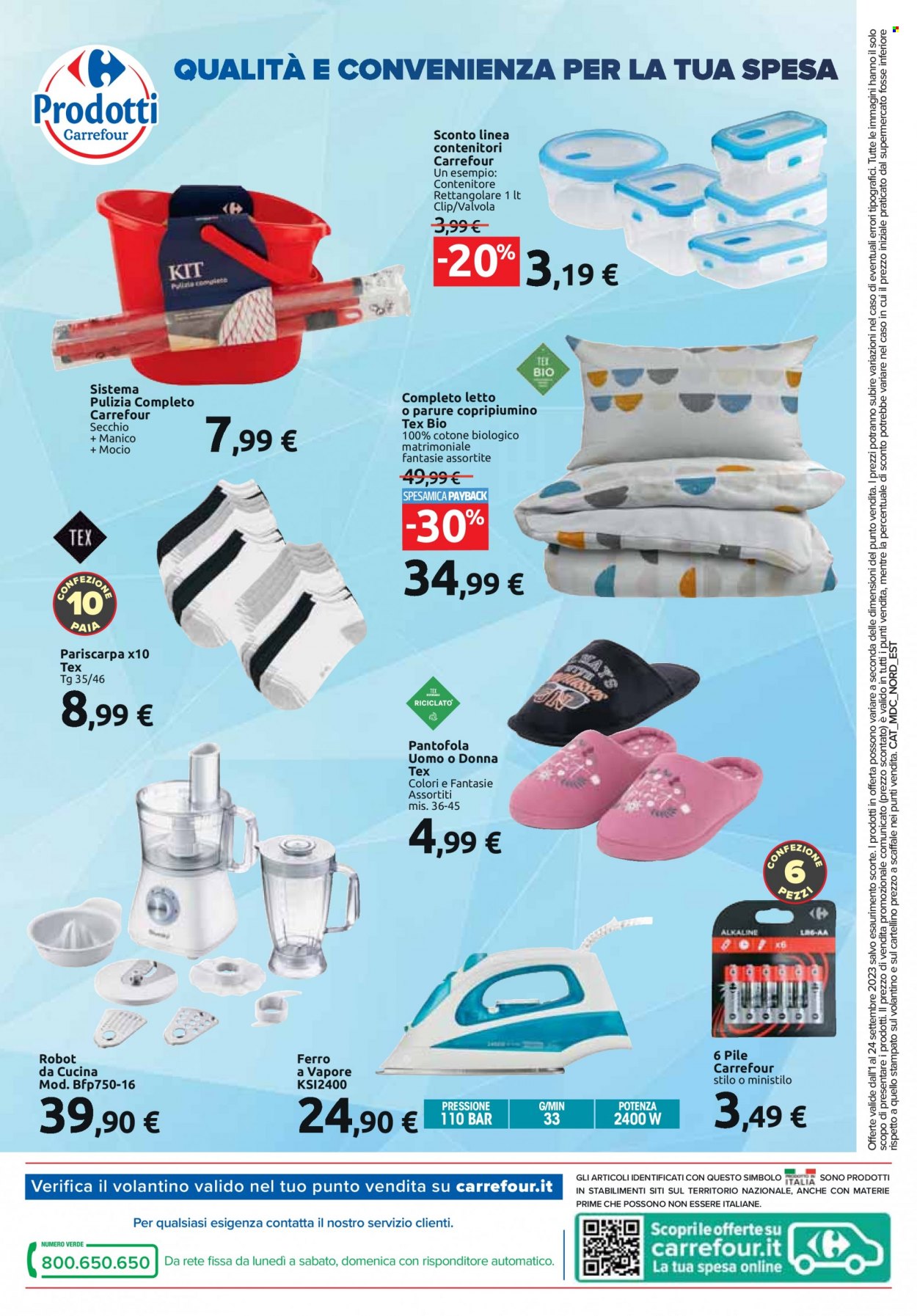 Volantino Carrefour - 1/9/2023 - 24/9/2023. Pagina 12