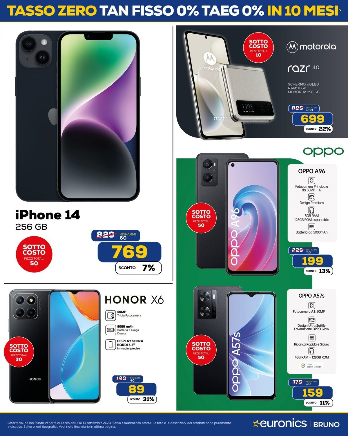 Volantino Euronics - 18/8/2023 - 13/9/2023. Pagina 3