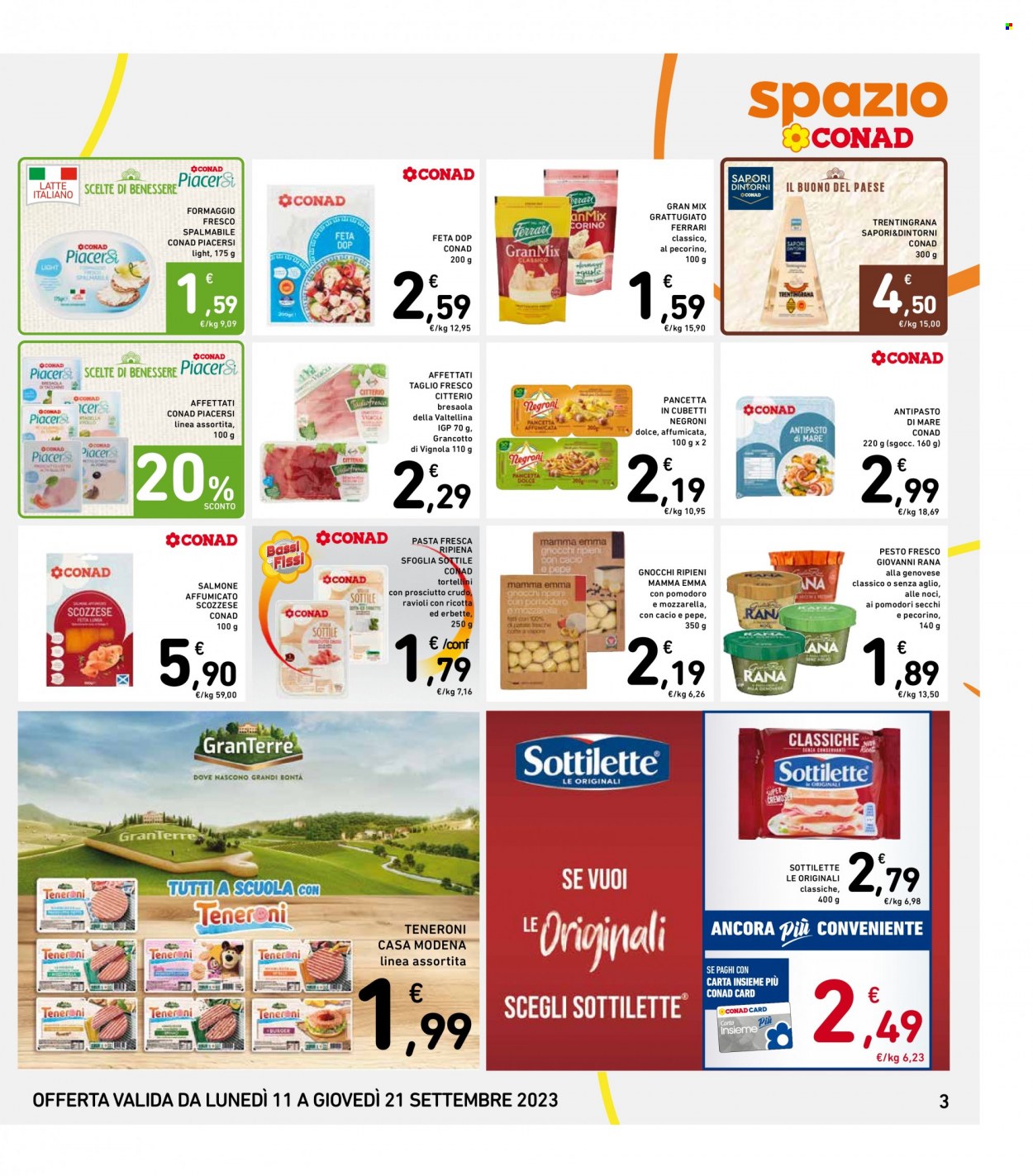 Volantino Spazio Conad - 11/9/2023 - 21/9/2023. Pagina 3
