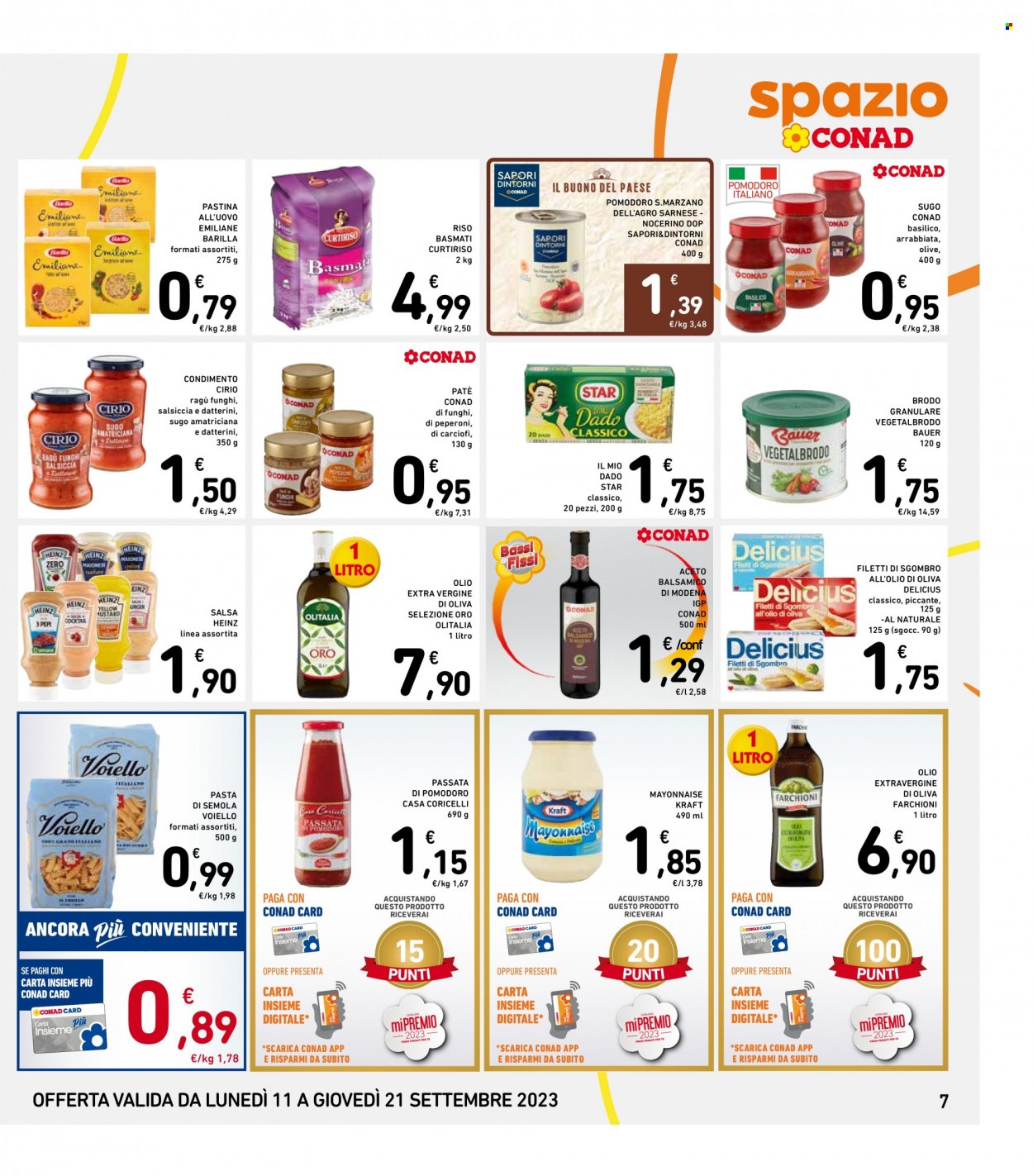 Volantino Spazio Conad - 11/9/2023 - 21/9/2023. Pagina 7