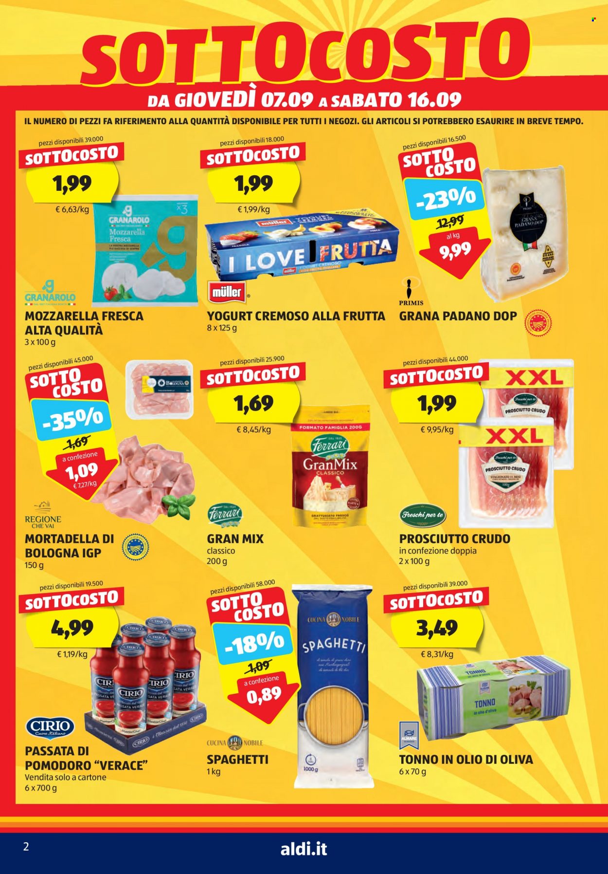 Volantino Aldi - 11/9/2023 - 17/9/2023. Pagina 2