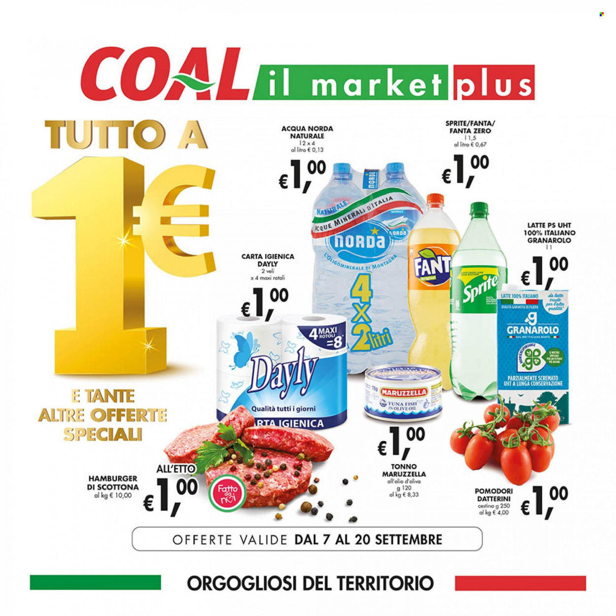Volantino COAL - 7/9/2023 - 20/9/2023. Pagina 1