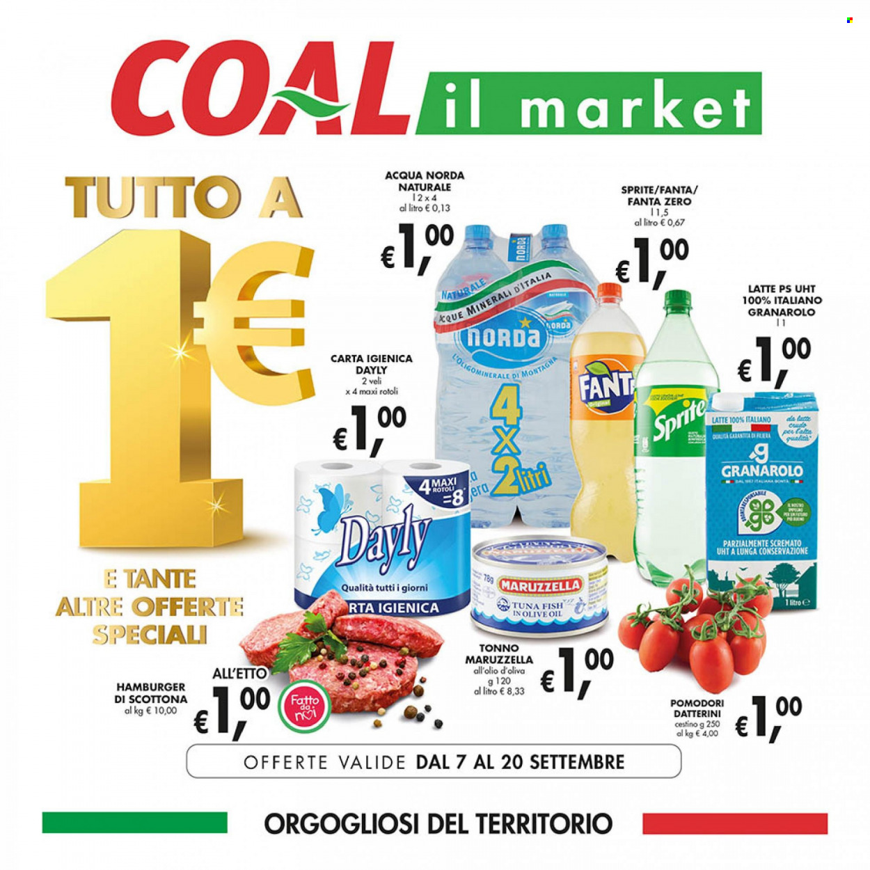Volantino COAL - 7/9/2023 - 20/9/2023. Pagina 1