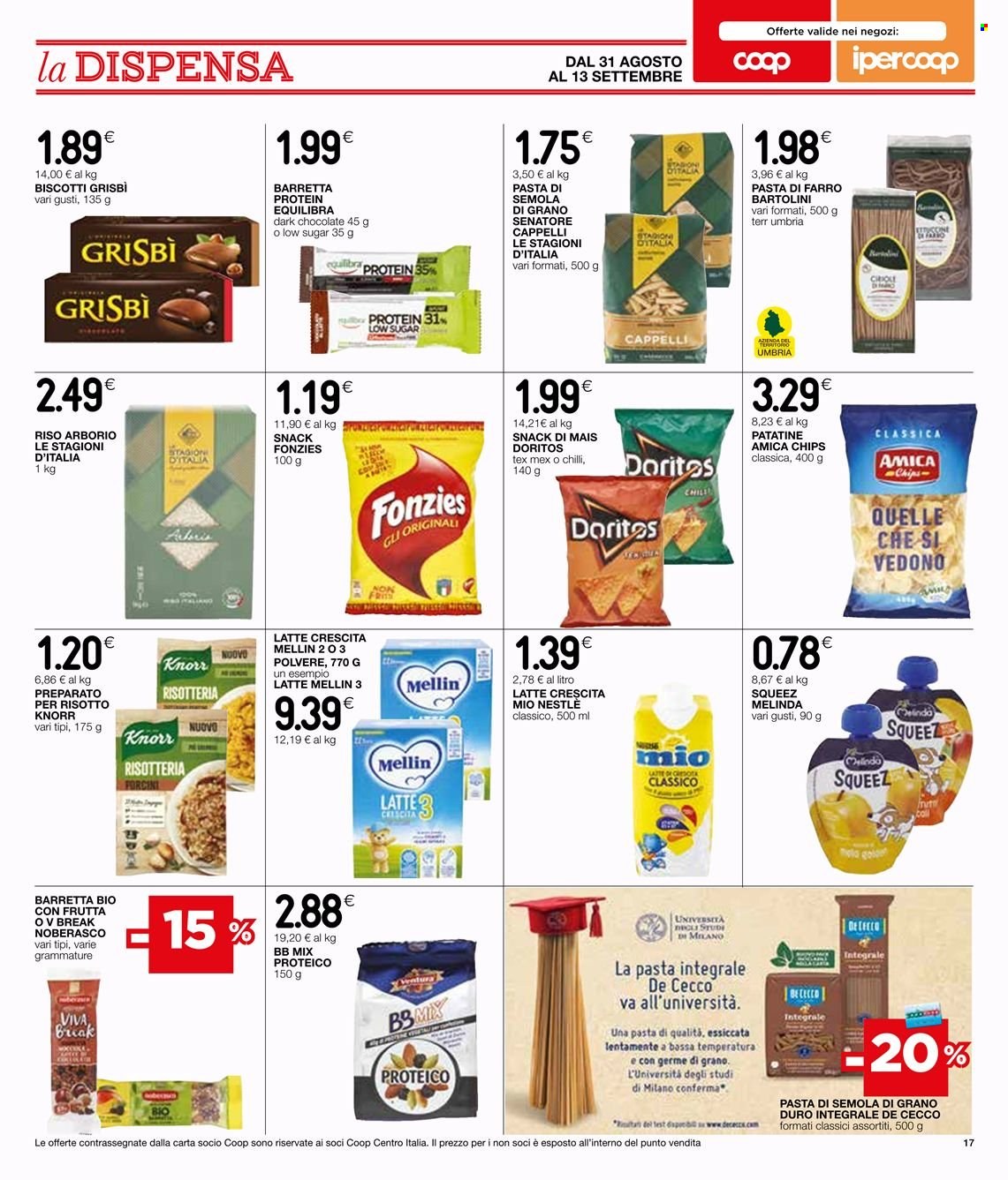 Volantino Coop - 31/8/2023 - 9/9/2023. Pagina 19