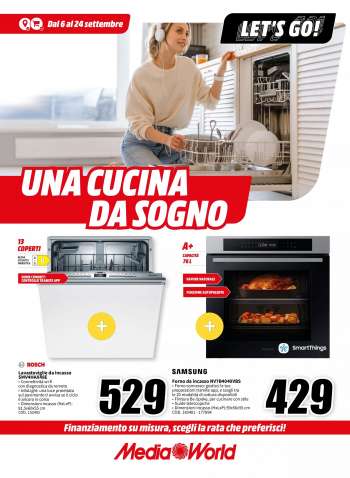 Volantino MediaWorld - 6/9/2023 - 24/9/2023.