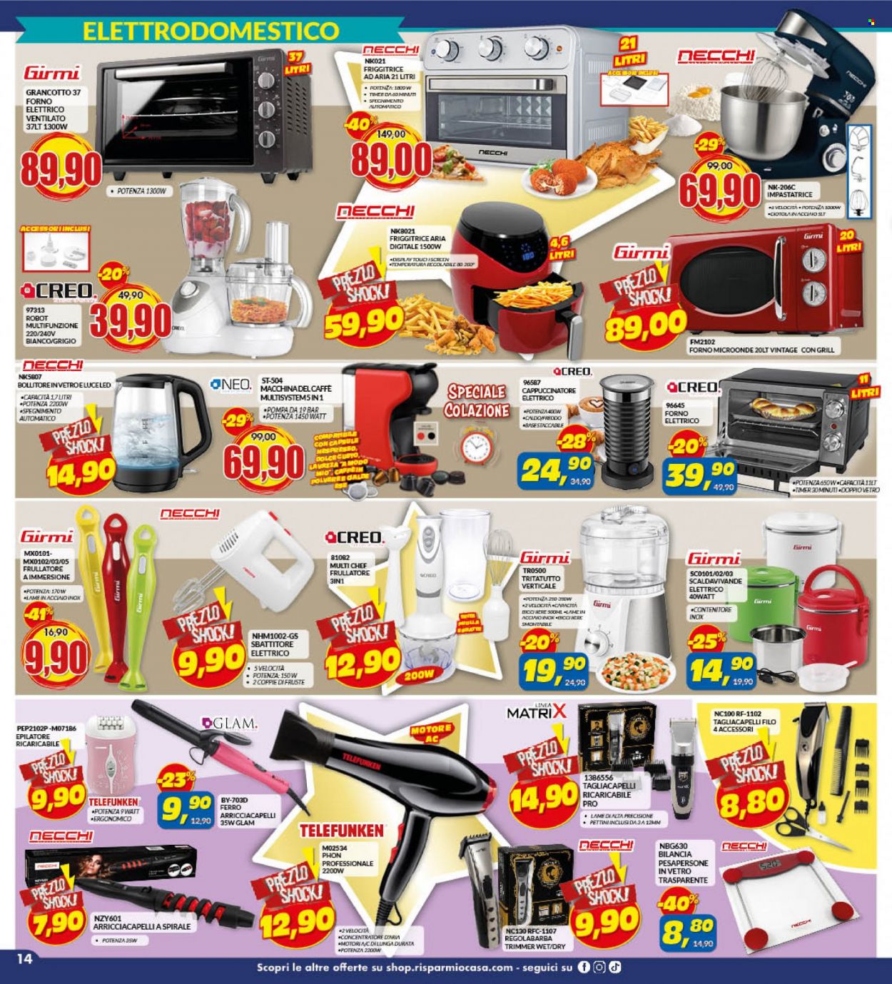 Volantino Risparmio Casa - 31/8/2023 - 16/9/2023. Pagina 14