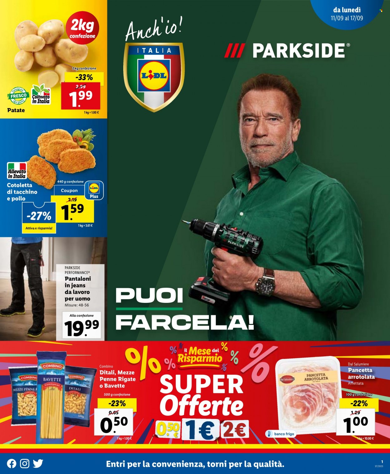 Volantino Lidl - 11/9/2023 - 17/9/2023. Pagina 1