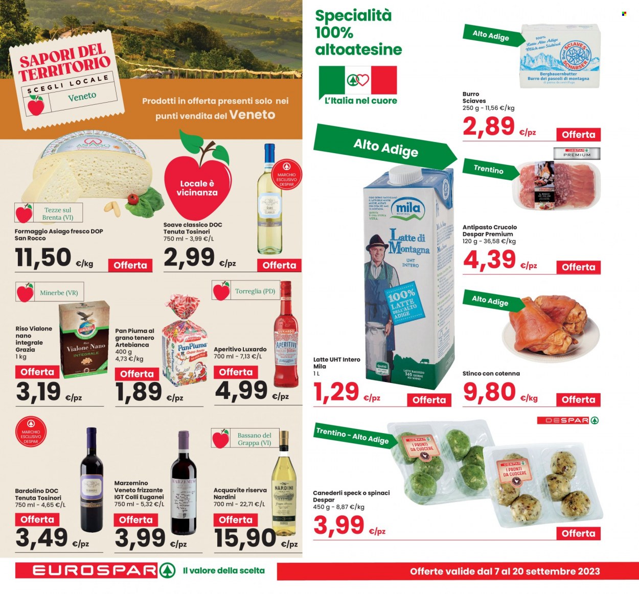 Volantino Eurospar - 7/9/2023 - 20/9/2023. Pagina 10