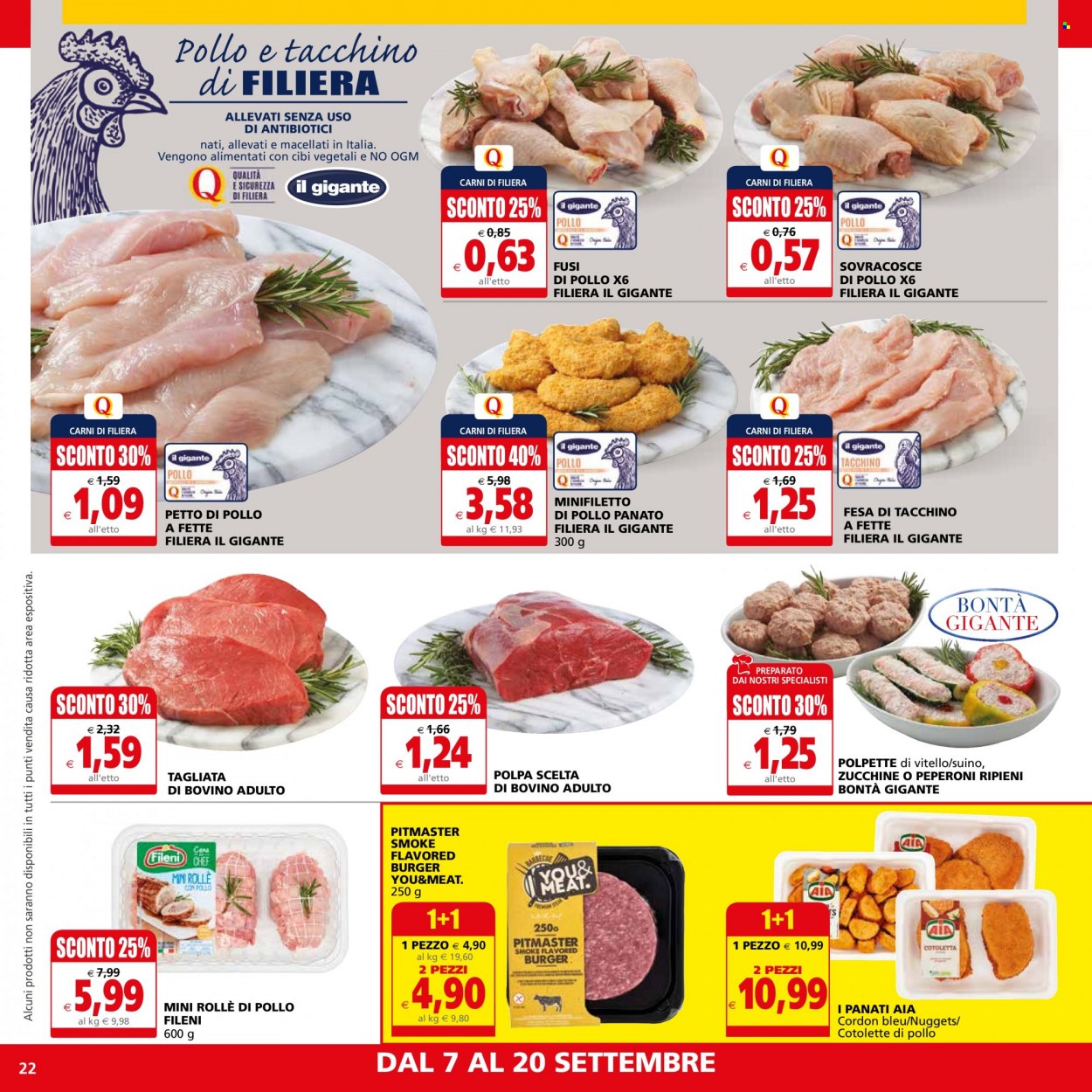 Volantino Il Gigante - 7/9/2023 - 20/9/2023. Pagina 22