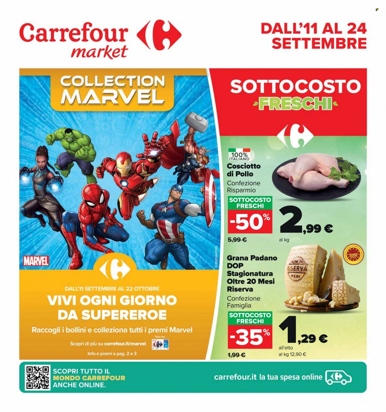 Leták Carrefour - 11.9.2023 - 24.9.2023. Strana 1