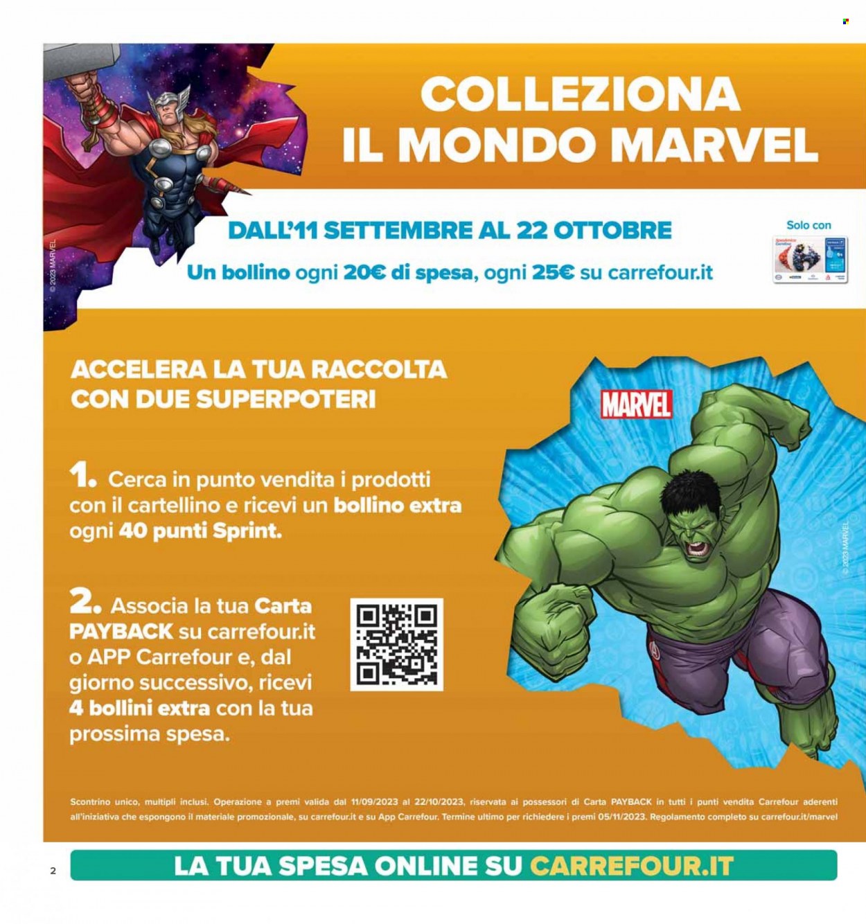Volantino Carrefour - 11/9/2023 - 24/9/2023. Pagina 2