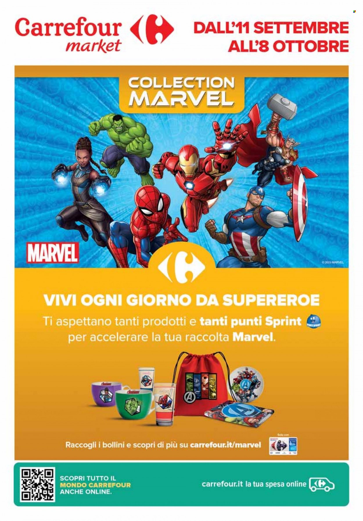 Volantino Carrefour - 11/9/2023 - 8/10/2023. Pagina 1