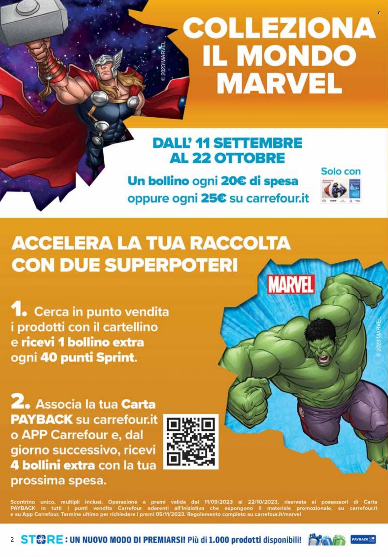 Leták Carrefour - 11.9.2023 - 8.10.2023. Strana 2